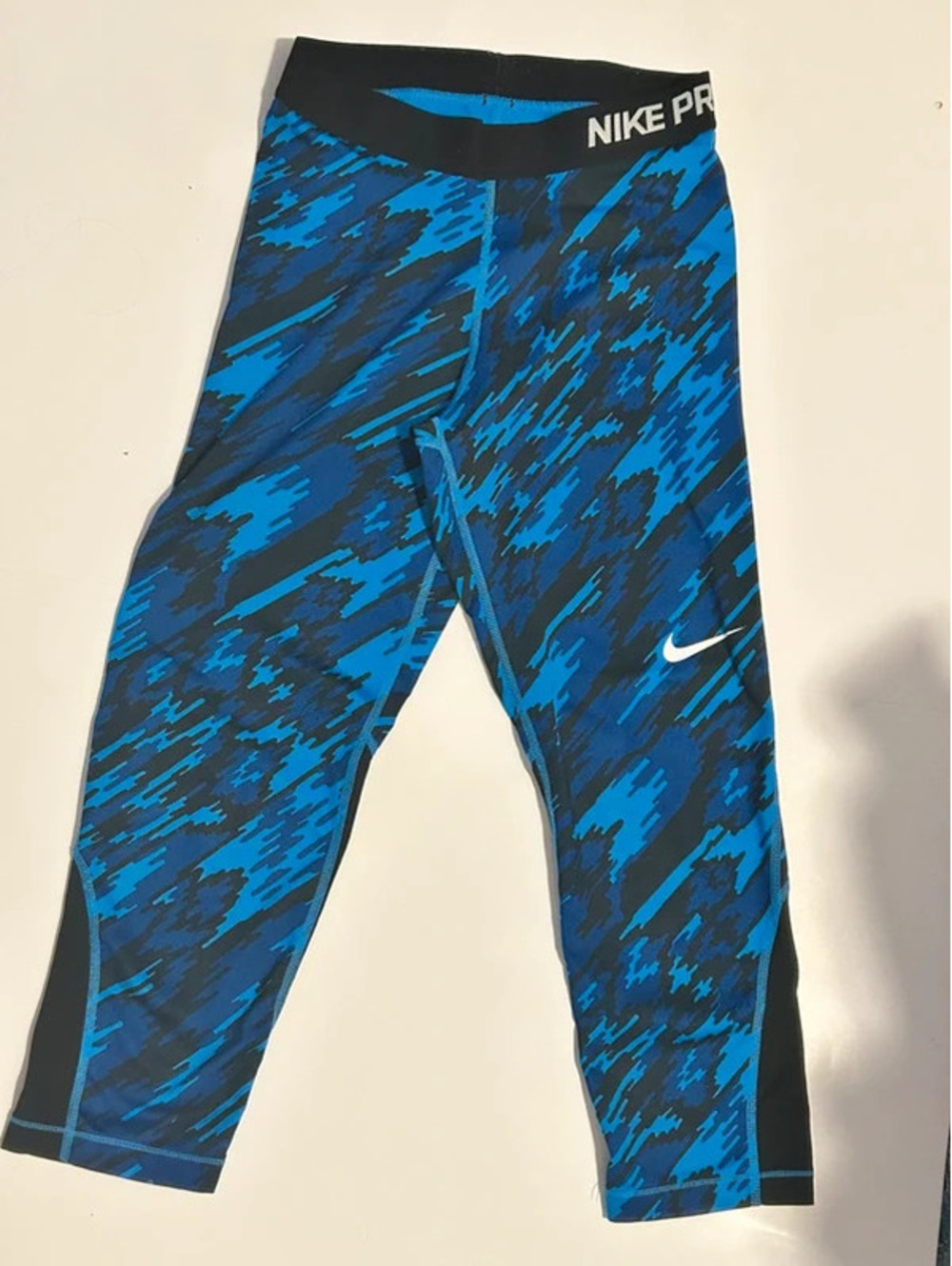 Nike Pro Women's Compression Cropped Leggings Pants Size Small